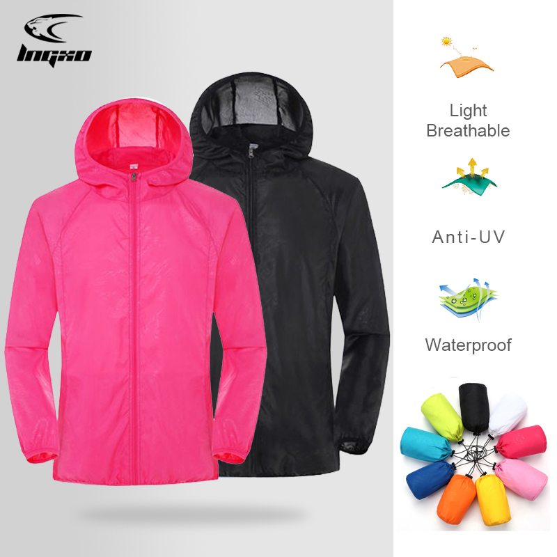 Outdoor Sport Jacket Men - Pria Wanita Jaket Mendaki Tahan Air