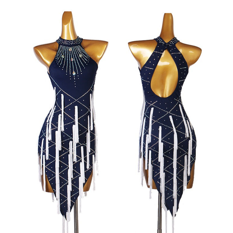 Outdoor Sport Dress - Gaun Dansa Pertunjukan Latin Baru Rok