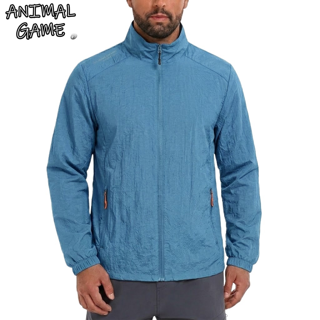 Outdoor Sport Jacket Men - Jaket Pelindung Sinar Matahari UPF50+ Pria,