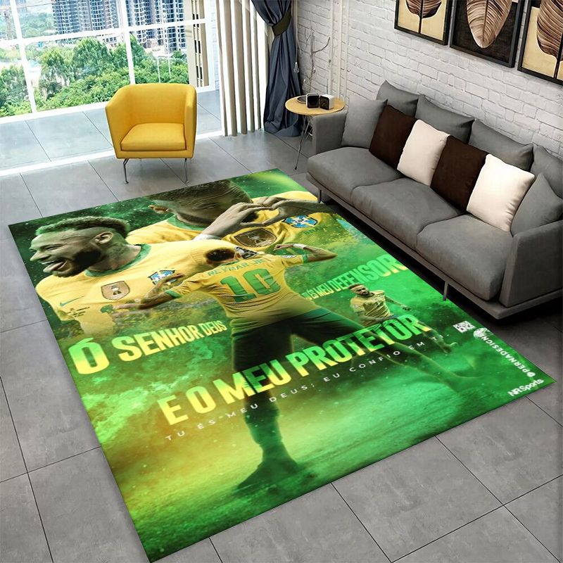 Outdoor Sport Area - Karpet Anti-Selip Bintang Olahraga Sepak Bola