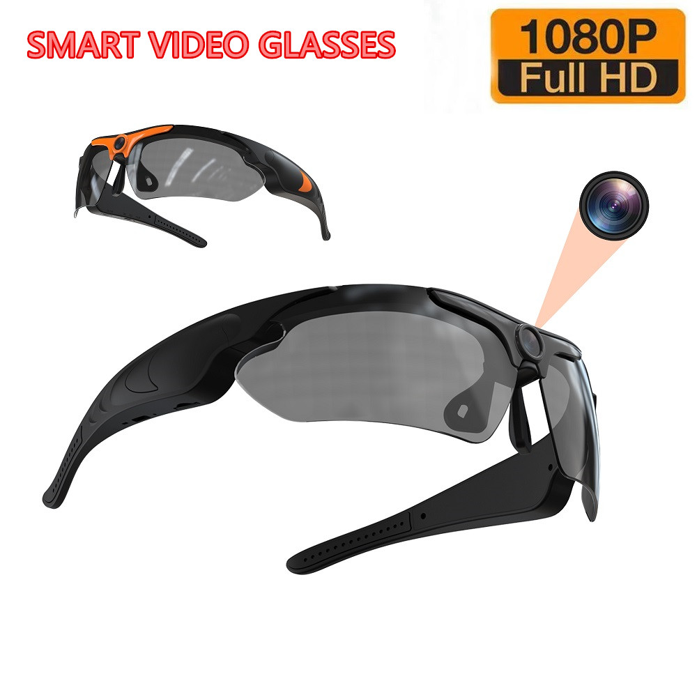 Outdoor Sport Gear - Kamera HD 1080P bisa dipakai, kacamata