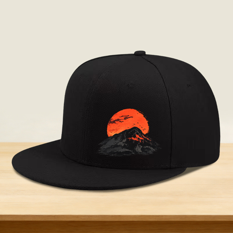 1 Topi Hip-hop Bermotif Gunung - Outdoor Sport An ulasan dan harga