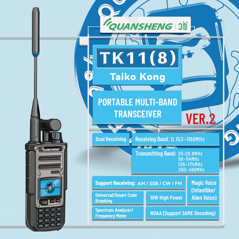 Radio Dua Arah Multi-Band 10W  - Outdoor Sport Gear ulasan dan harga