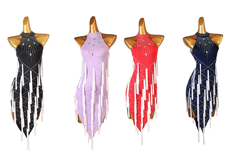 Gaun Dansa Pertunjukan Latin B - Outdoor Sport Dress ulasan dan harga