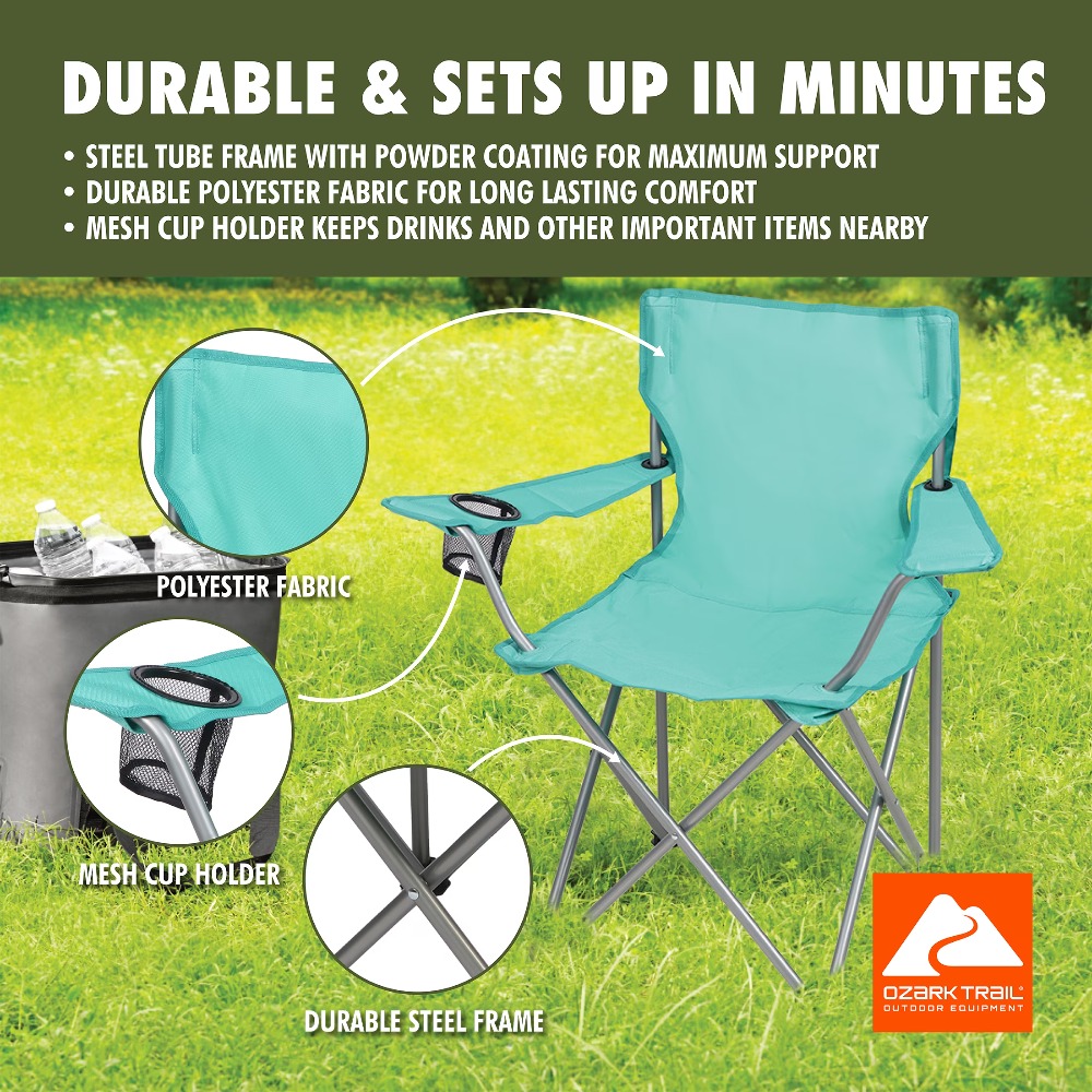 Kursi Lipat Quad untuk Berkema - Outdoor Sport Chairs ulasan dan harga