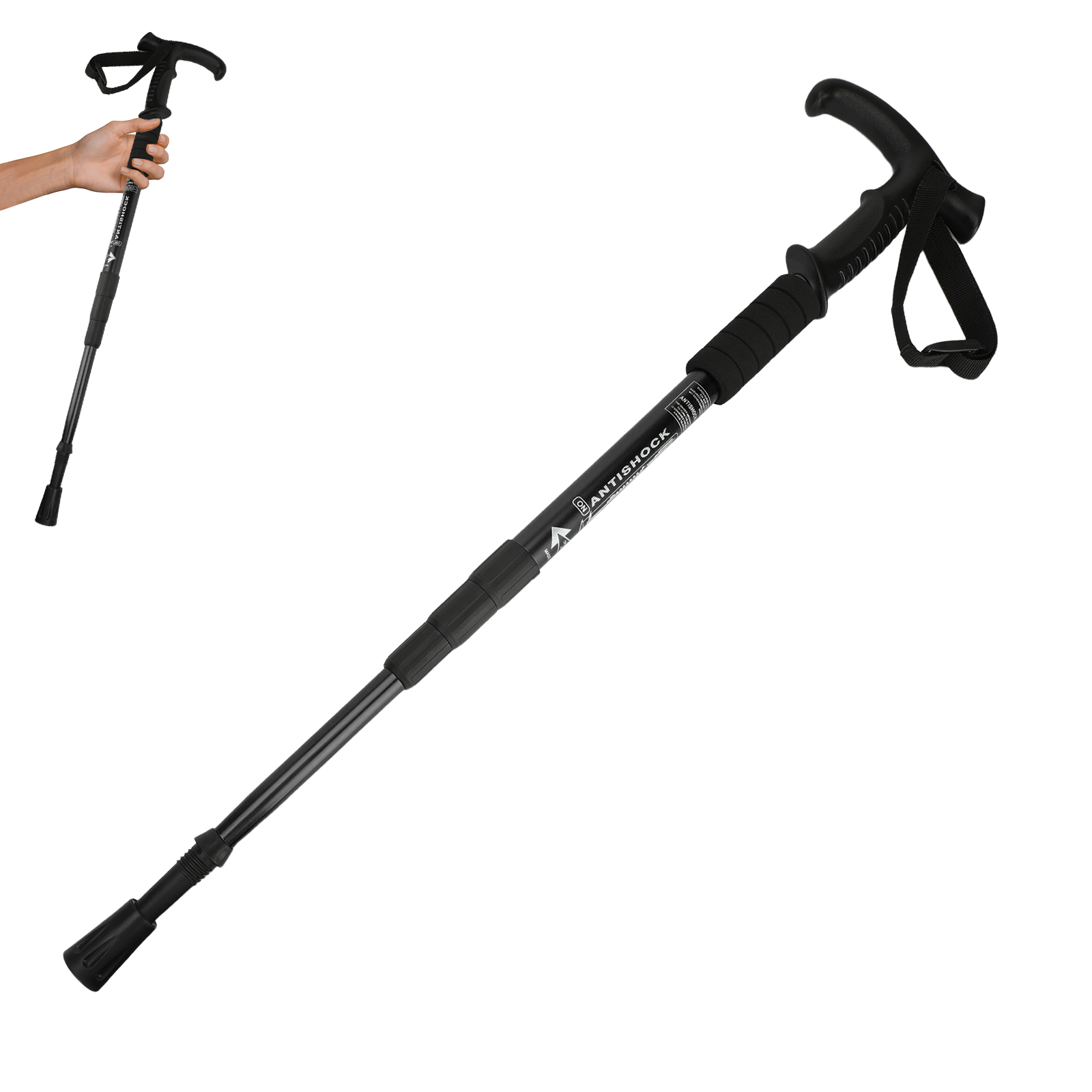 Tongkat Jalan Kaki dari Alumin - Outdoor Sport Climbing Gear ulasan dan harga