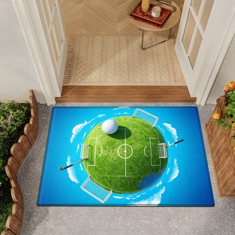Karpet Lantai Motif Sepak Bola - Outdoor Sport Area ulasan dan harga