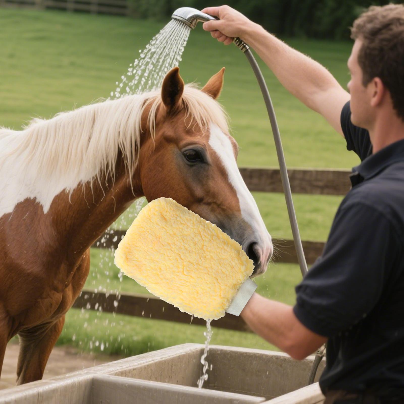 Sarung Tangan Aplikator Tick M - Grooming Kit Horse ulasan dan harga