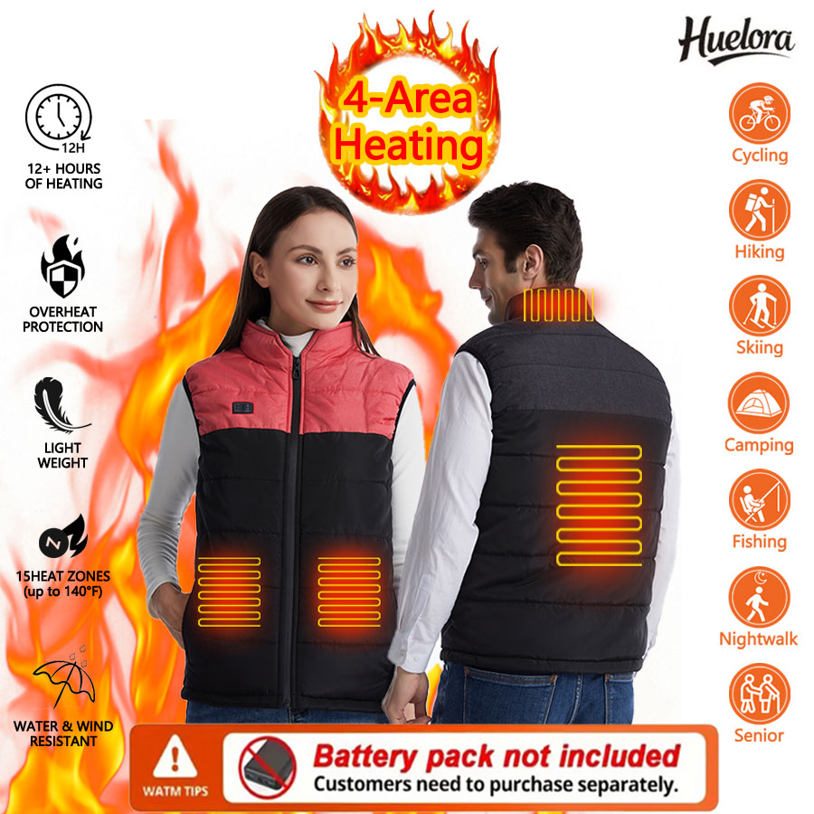 Rompi Hangat Berpemanas 4 Area - Outdoor Sport Area ulasan dan harga